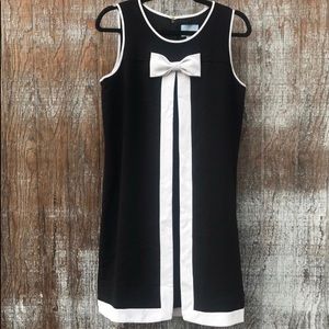 Cece by Cynthia Steffe black and white bow dress